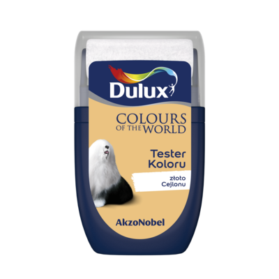 Farba lateksowa Dulux Kolory Świata tester – złoto Cejlonu