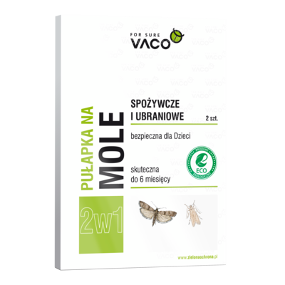 Pułapka na mole ubraniowe i spożywcze ECO (2 w 1) 2 sztuki