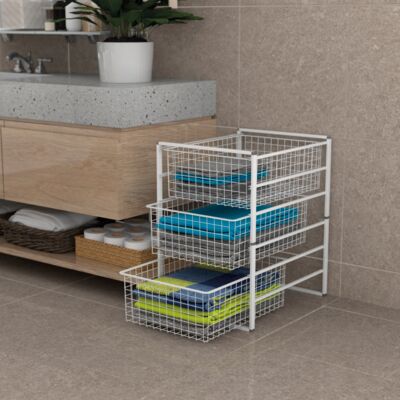 Zestaw koszy drucianych Quick and Easy 545 x 435 x 630 mm
