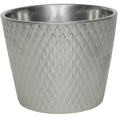 Osłonka ceramiczna Harlekin srebrna 12 cm Cermax