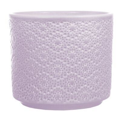 Osłonka ceramiczna Flora różowa 14,5 cm