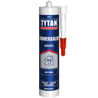 Akryl uniwersalny biały 280 ml Tytan