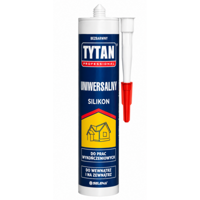 Silikon uniwersalny 280 ml transparentny TYTAN PROFESSIONAL