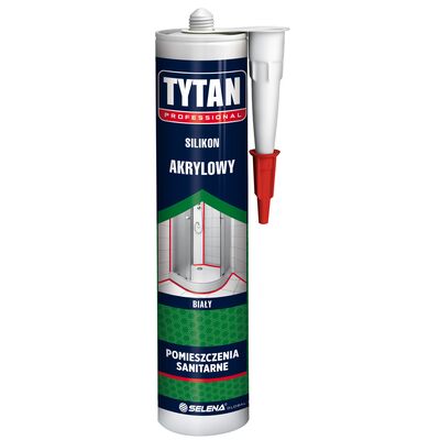 Silikon akrylowy 280 ml biały TYTAN PROFESSIONAL