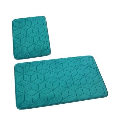 Dywanik łazienkowy SUMBA kpl 2 szt.LZ(31) morski 45x75+45x35 Euromat