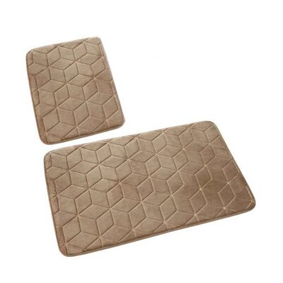 Dywanik łazienkowy SUMBA kpl 2 szt. 45x75+45x35 Euromat