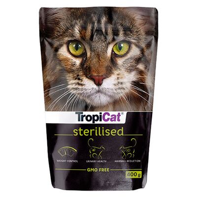 Karma sucha dla kota TropiCat Sterilised 400 g Tropical