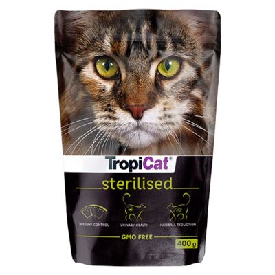 Karma sucha dla kota TropiCat Sterilised 400 g Tropical