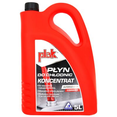 Koncentrat do chłodnic AUTORAD G12+ 5 l Plak