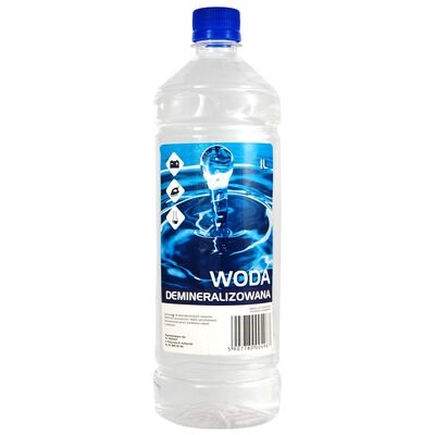 Woda do akumulatorów i chłodni demineralizowana 1 l