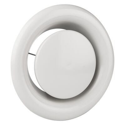 Anemostat wywiewny 125 biały