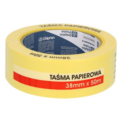 Taśma papierowa 38 mm x 50 m Blue Dolphin