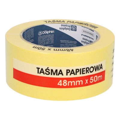 Taśma papierowa 48 mm x 50 m Blue Dolphin