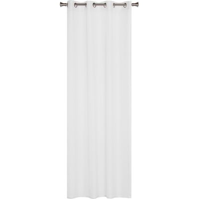 Firana z kółkami SOFIA 140 x 260 cm biały