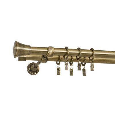 Karnisz podwójny 19/19 mm Tazza 240 cm stare złoto Bojanek