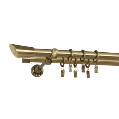 Karnisz podwójny 19/19 mm Skorpio 160 cm stare złoto Bojanek