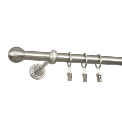 Karnisz pojedynczy 19 mm Ballo 240 cm srebrny Bojanek