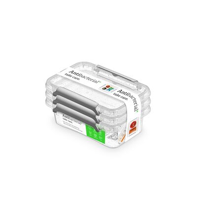Pojemniki Antibacterial set 3 x 0,35 l Moxom