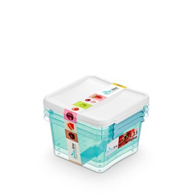 Pojemniki Arctic kwadrat set 3 x 1,15 l Orplast