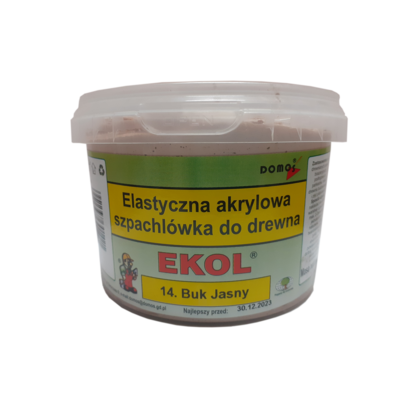 Elastyczna szpachlówka do drewna 1 kg Buk Jasny EKOL