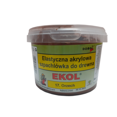Elastyczna szpachlówka do drewna 1 kg Orzech EKOL
