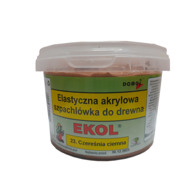 Elastyczna szpachlówka do drewna 1 kg Czereśnia Ciemna EKOL