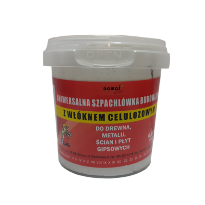 Uniwersalna szpachlówka budowlana z włóknem celulozowym 0,25 kg
