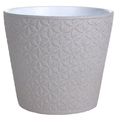 Osłonka ceramiczna 14 cm jasny grafit struktura CERMAX