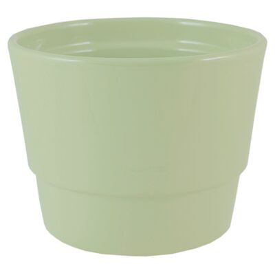 Osłonka ceramiczna 16 cm pistacja mat  CERMAX