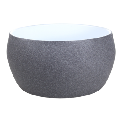 Osłonka ceramiczna 19 cm ciemny grafit struktura CERMAX