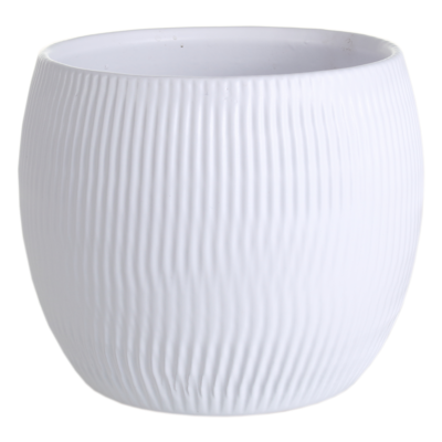 Osłonka ceramiczna 15 cm biała mat CERMAX