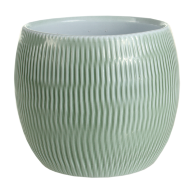 Osłonka ceramiczna 15 cm zielona szałwia CERMAX