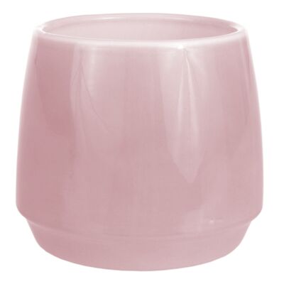 Osłonka ceramiczna 13 cm róż lazur CERMAX