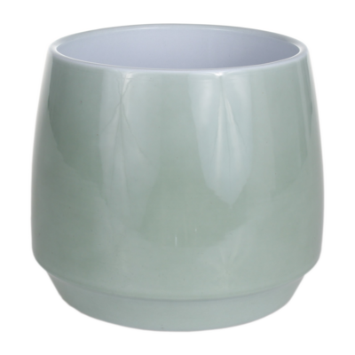 Osłonka ceramiczna 15 cm zielona szałwia CERMAX