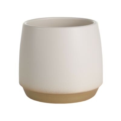 Osłonka ceramiczna 16 cm biały/złoty CERMAX
