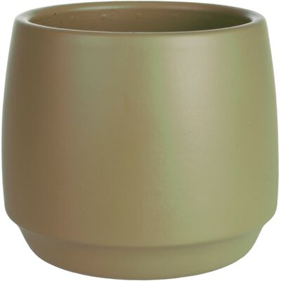 Osłonka ceramiczna 9 cm oliwkowa mat CERMAX