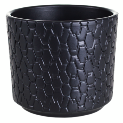 Osłonka cylinder ceramiczna 14 cm antracyt mat CERMAX