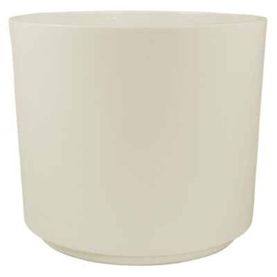 Osłonka cylinder ceramiczna 7 cm krem CERMAX