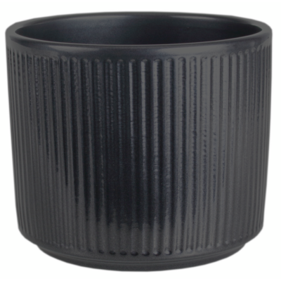 Osłonka ceramiczna cylinder 12 cm antracyt
