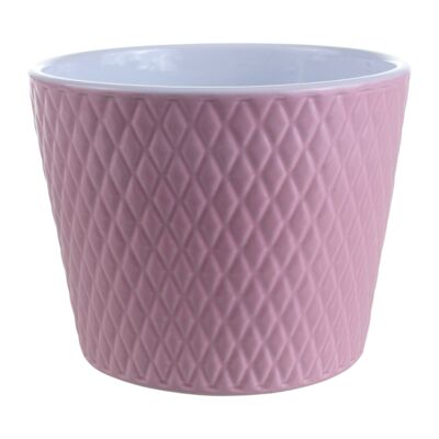 Osłonka harlekin ceramiczna 15 cm róż lazur CERMAX