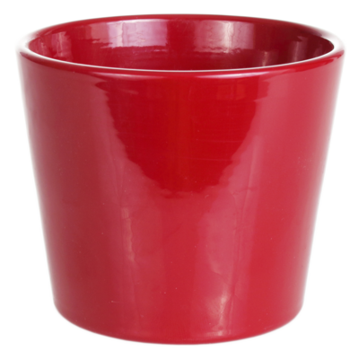 Osłonka ceramiczna prymula 440 12 cm czerwona Cermax