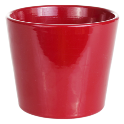 Osłonka ceramiczna prymula 440 12 cm czerwona Cermax