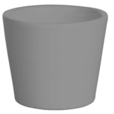 Osłonka ceramiczna prymula 440 12 cm jasny grafit mat Cermax