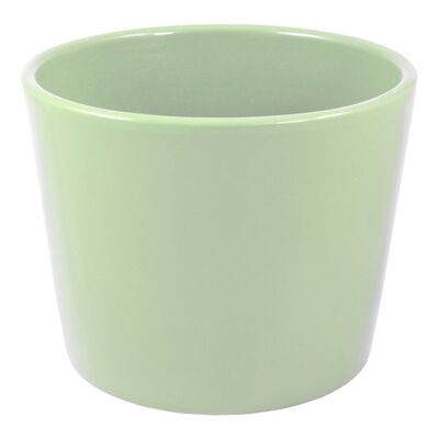 Osłonka ceramiczna prymula 440 12 cm pistacja mat Cermax