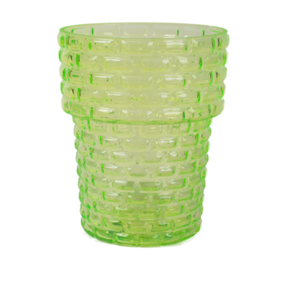 Osłonka szklana cegła 13,5 cm zielona CERMAX