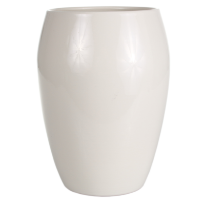Osłonka wazon ceramiczna 20 cm krem CERMAX
