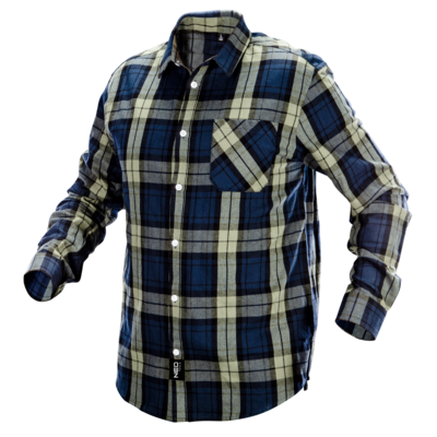 Koszula flanelowa granatowo-oliwkowo-czarna rozmiar XXL