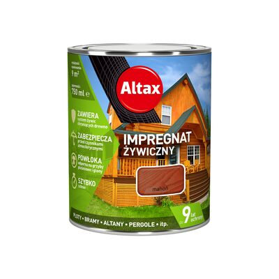 Impregnat żywiczny 0,75 l mahoń Altax