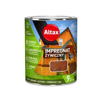Impregnat żywiczny 0,75 l orzech Altax