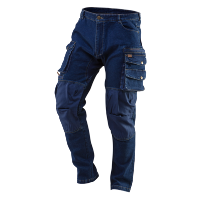 Spodnie robocze DENIM wzmocnienia na kolanach rozmiar XL